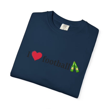Unisex Football Love Tee - Casual Cotton T-Shirt, Gift for Sports Fans, Comfortable Daily Wear, Perfect for Game Days, Fun Summer Outfits - TRV