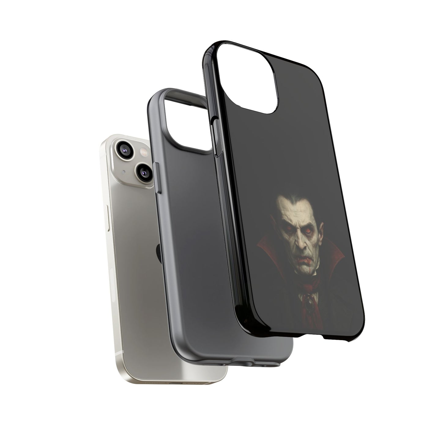 Vampire Phone Case - Tough Cases for Halloween, Gothic Decor, Gifts for Horror Fans, Spooky Accessories, Unique Cellphone Cover - TRV