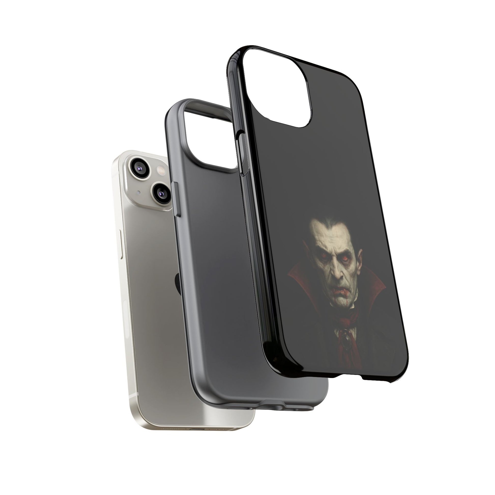 Vampire Phone Case - Tough Cases for Halloween, Gothic Decor, Gifts for Horror Fans, Spooky Accessories, Unique Cellphone Cover - TRV