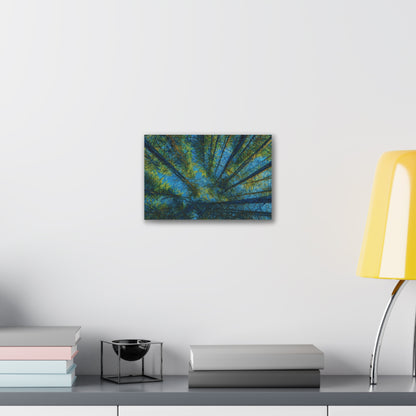 Canvas Wall Art, Forest Perspective Print, Nature Decor, Home & Office Art, Rustic Wall Hanging, Tree Art for Nature Lovers - TRV