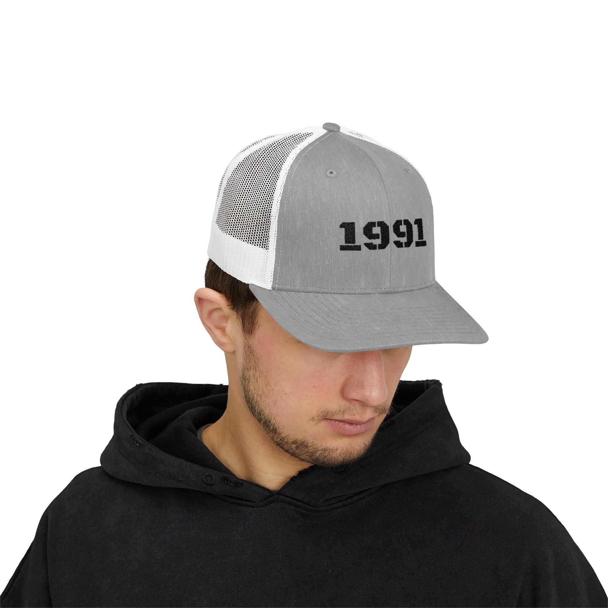 Vintage 1991 Snapback Trucker Cap, Retro Hat, Birthday Gift, Fashion Accessory, Casual Wear, Unisex Cap - TRV