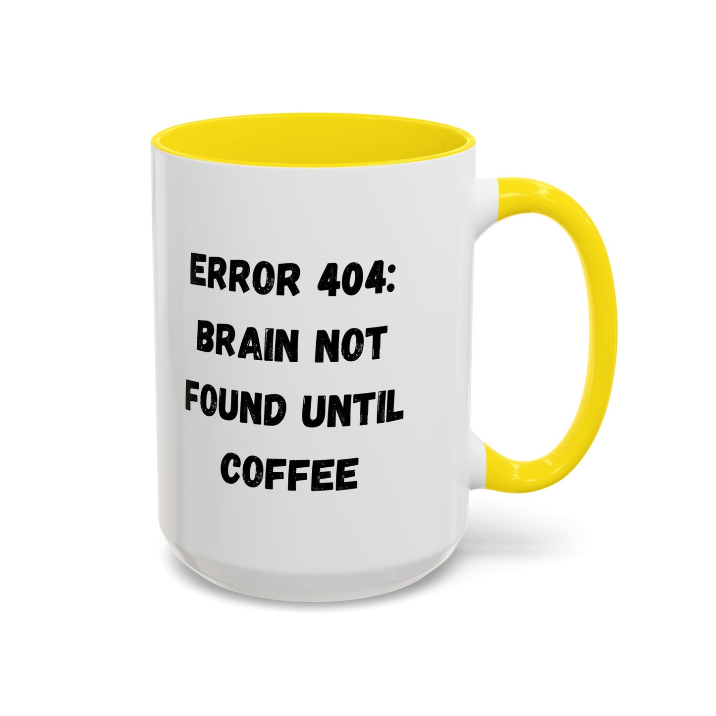 Error 404 Coffee Mug - Perfect for Your Daily Brew, Gift for Programmers, Humor for Coffee Lovers, Office Desk Decor, Nerdy Kitchenware