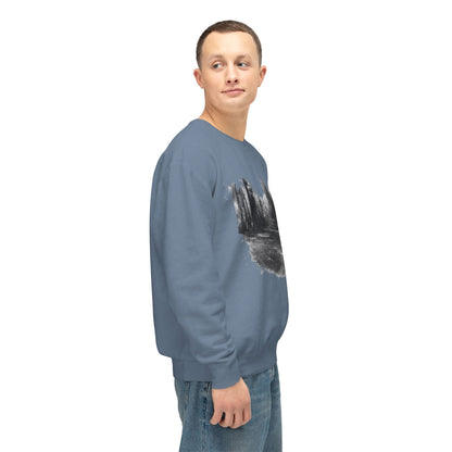 Scenic Minimalist Crewneck Sweatshirt - Cozy Art Tee for Nature Lovers, Gift for Her, Layering Essential, Perfect for Fall, Everyday Wear - TRV