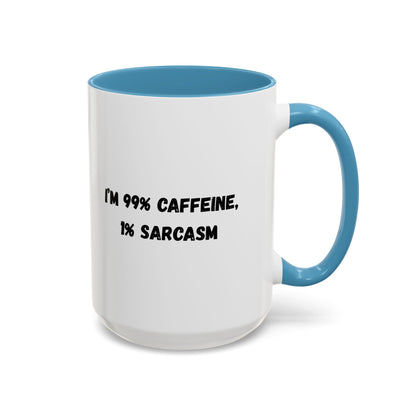 Sarcastic Coffee Mug - Funny Gift for Coffee Lovers, Black and White Accent Mug, Gift for Birthdays, Office Humor, Caffeine Enthusiasts