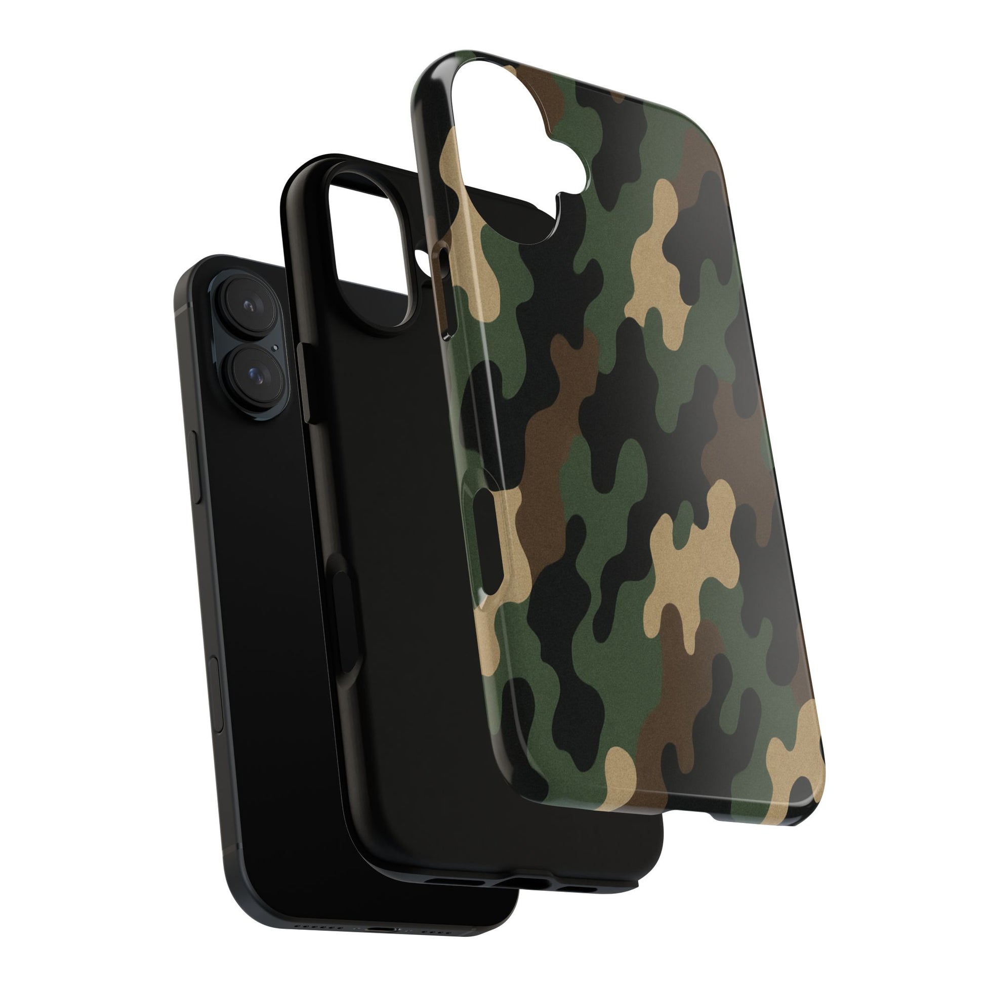 Camouflage Phone Case, Tough Cases, Military Style, Unique Phone Accessories, Gift for Him, Durable Phone Cover - TRV