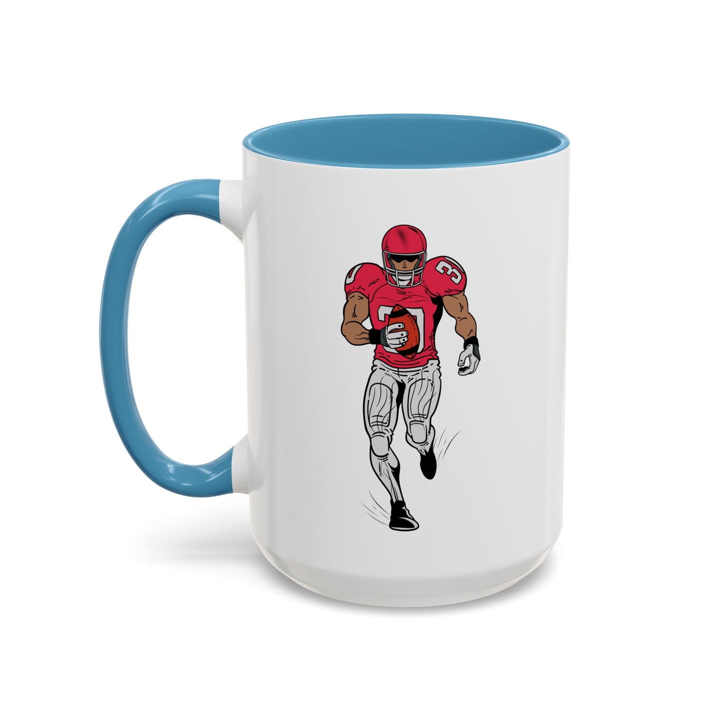 Football Player Coffee Mug, Sports Fan Gift, Motivational Coffee Cup, Game Day Mug, Unique Sports Merchandise