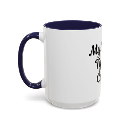 My Blood Type is Coffee Accent Mug - Perfect Gift for Coffee Lovers - TRV