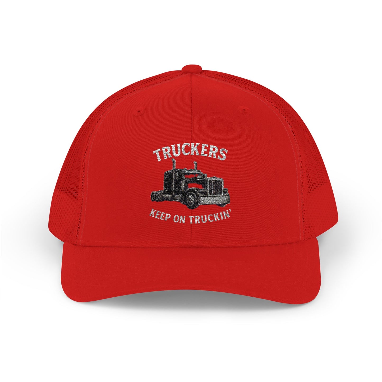 Truck Driver Snapback Cap, Mesh Trucker Hat, Cool Casual Hat, Perfect Gift for Drivers, Trucking Enthusiasts, Outdoor Style - TRV