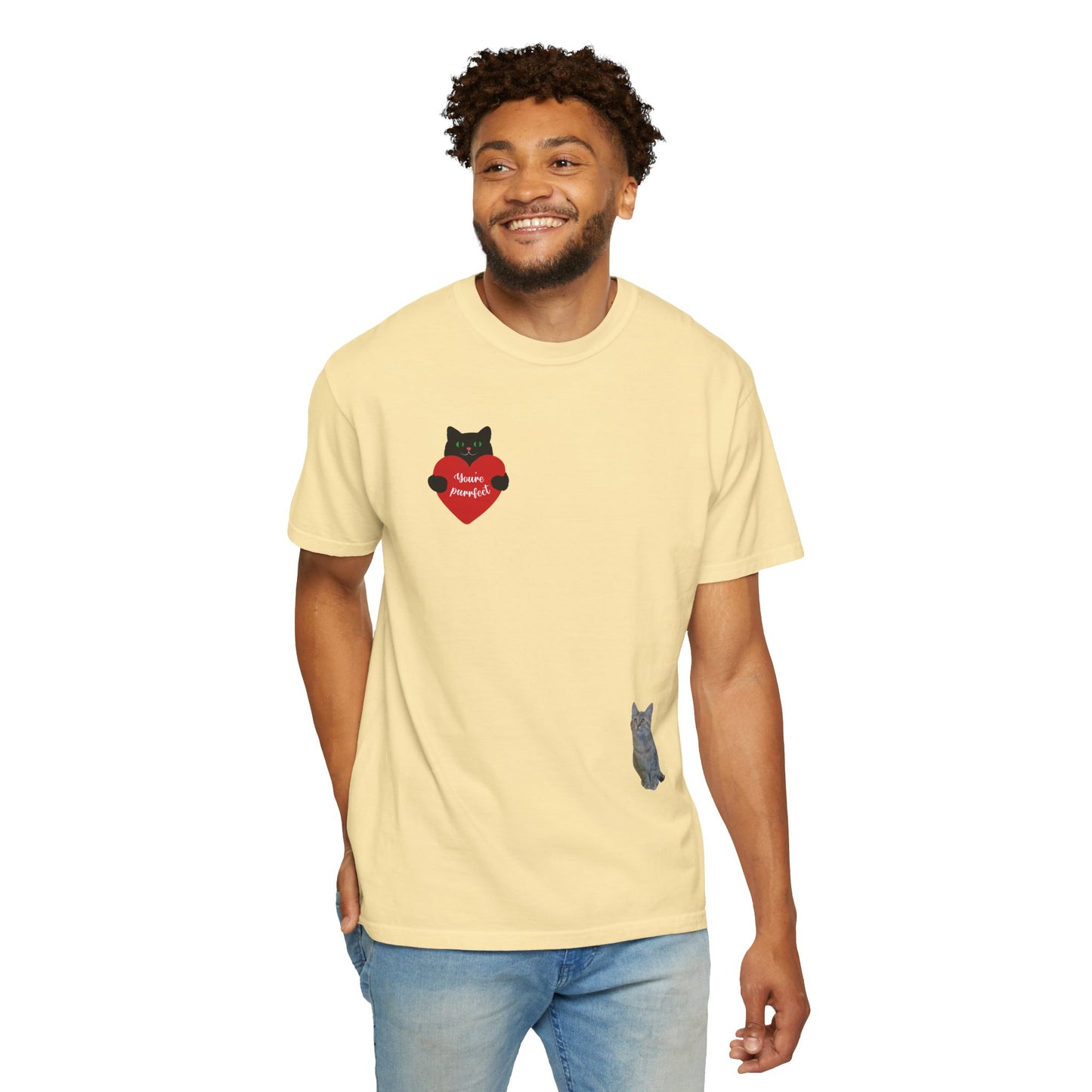 Cat Lover Unisex T-Shirt, Cute Cat Tee, Gift for Cat Owners, Animal Lover Shirt, Birthday Gift, Casual Comfort Tee, Pet Theme - TRV
