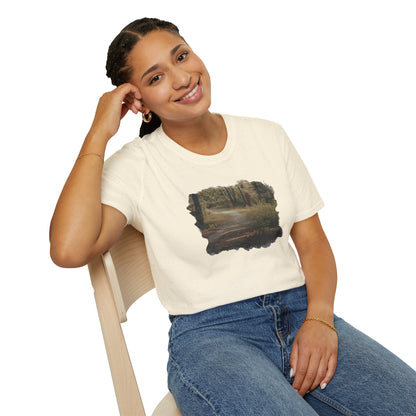 Nature-Inspired Unisex Softstyle T-Shirt, Eco-Friendly Fashion, Outdoor Lover Tee, Gift for Nature Enthusiasts, Casual Everyday Wear