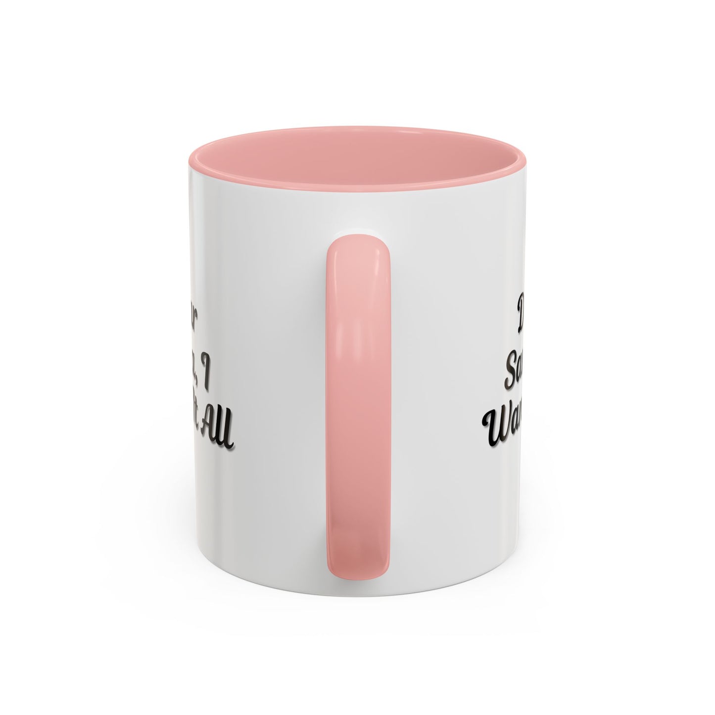 Dear Santa Accent Coffee Mug - Fun Holiday Mug for Christmas Enthusiasts