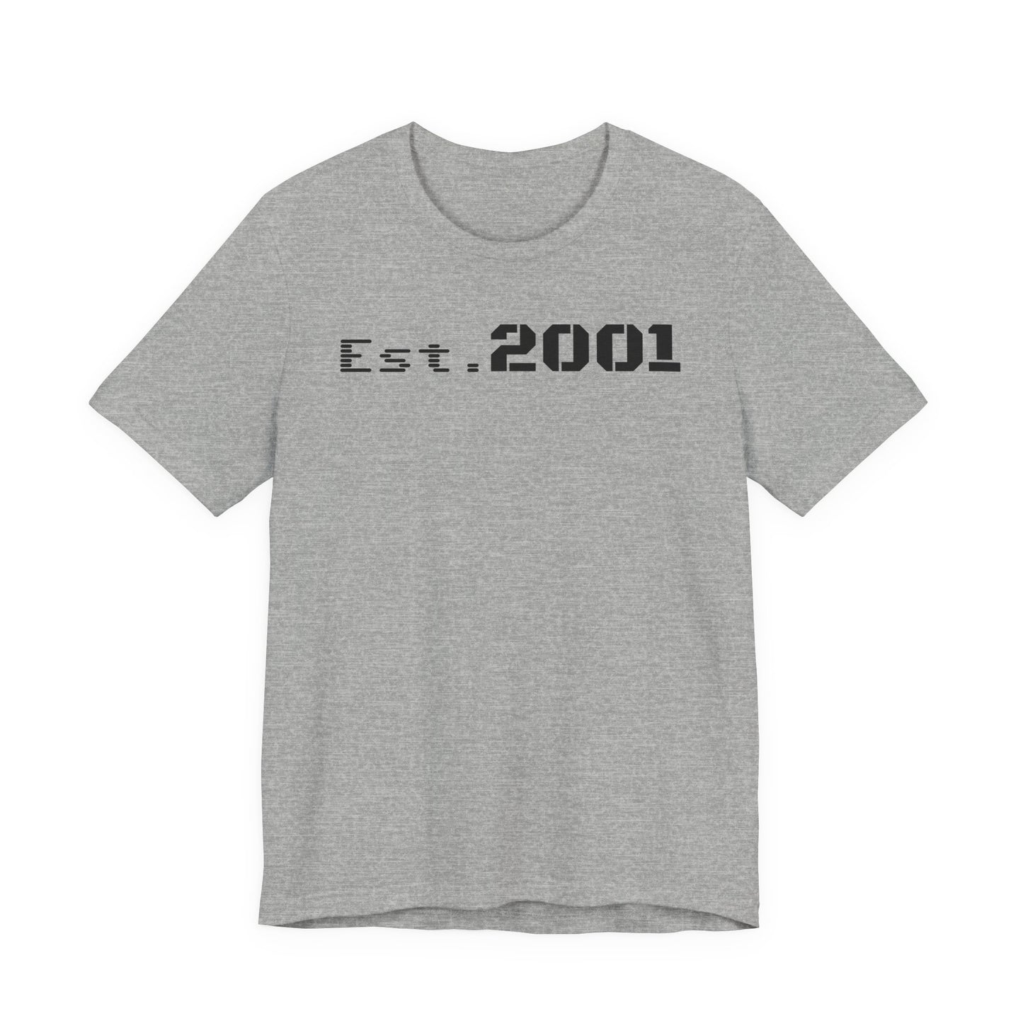 Est. 2001 Unisex Tee - Timeless Casual Wear, Birthday Gift, Nostalgic Fashion, Everyday Comfort, Trendy Streetwear