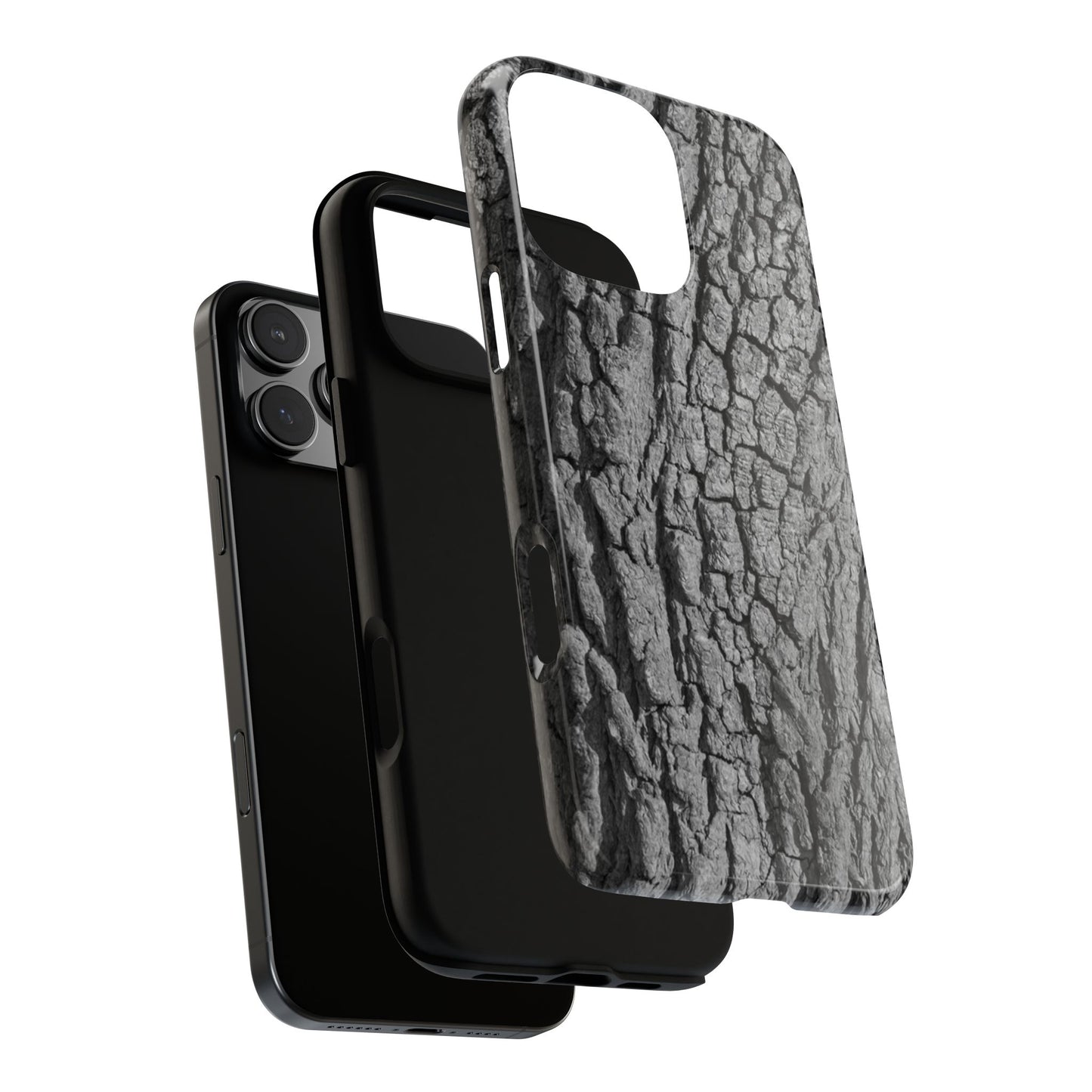 Rustic Bark Phone Case - Tough and Durable Protection - TRV