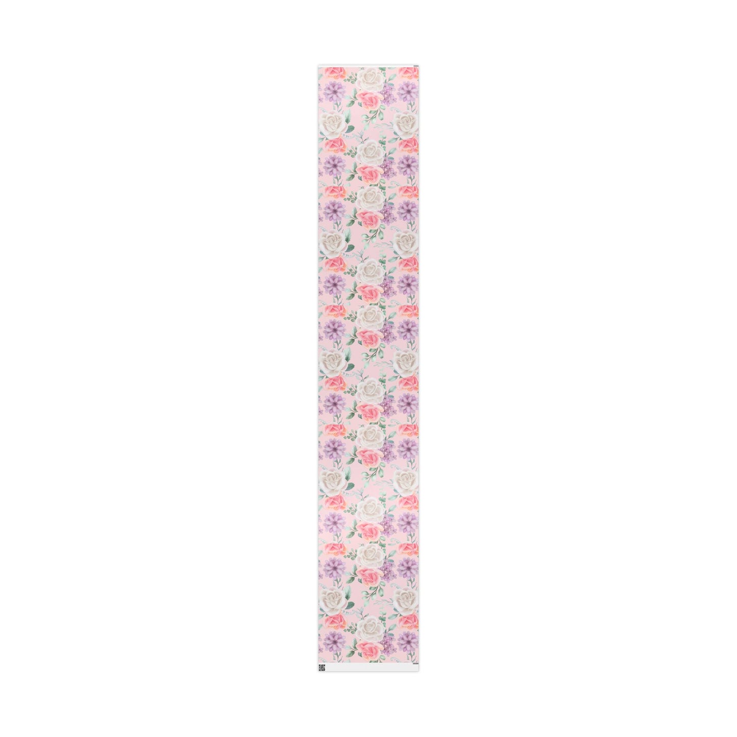 Floral Pink Wrapping Paper Roll — Pastel Peony Gift Wrap for Mother's Day & Birthdays