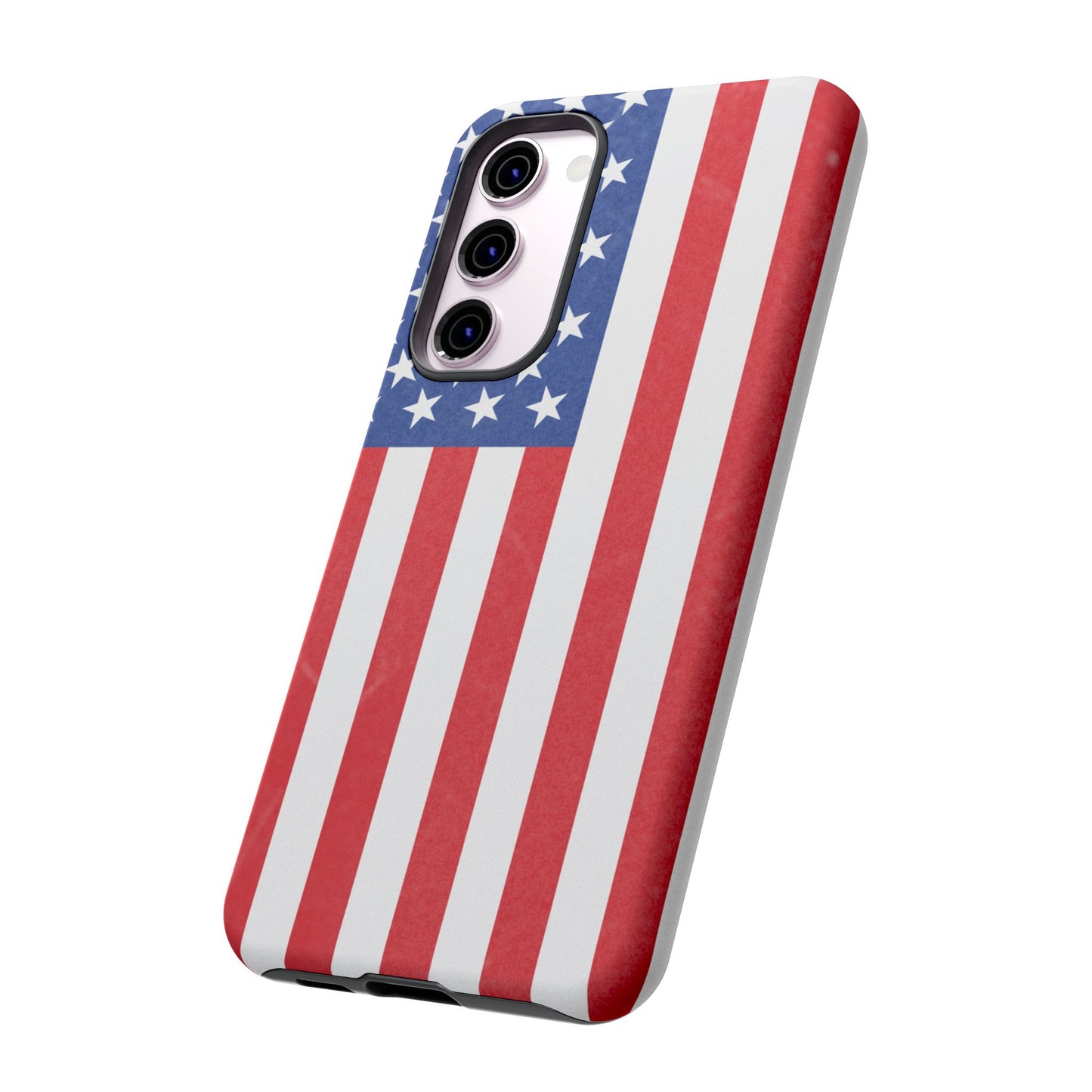 American Flag Phone Case - Patriotic Cell Cover, Tough Cases, USA Pride, Independence Day Gift, Veteran's Day, Phone Protection - TRV
