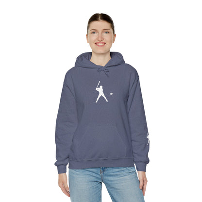 Sporty Unisex Baseball Hooded Sweatshirt, Casual Hoodie for Athletes, Perfect for Gifts, Comfy Streetwear, Ideal for Sports Events, Personal Use - TRV