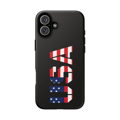 USA Flag Phone Case, Tough Phone Cover, Patriotic Gift, Independence Day Accessory, American Pride Mobile Case - TRV