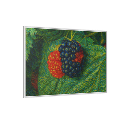 Van Gogh Style Blackberry Canvas Art, Framed Wall Decor, Botanical Print, Summer Home Decor, Gift for Garden Lovers - TRV