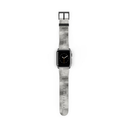 Gray Watercolor Camouflage Watch Band | Neutral Abstract Apple Watch Strap - TRV