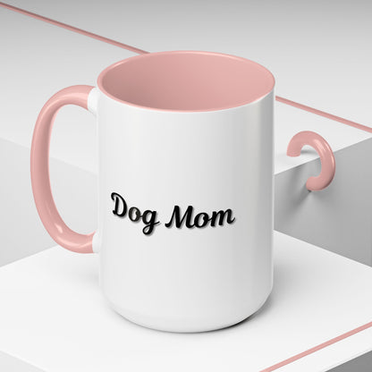 Dog Mom Accent Coffee Mug - Perfect Gift for Pet Lovers