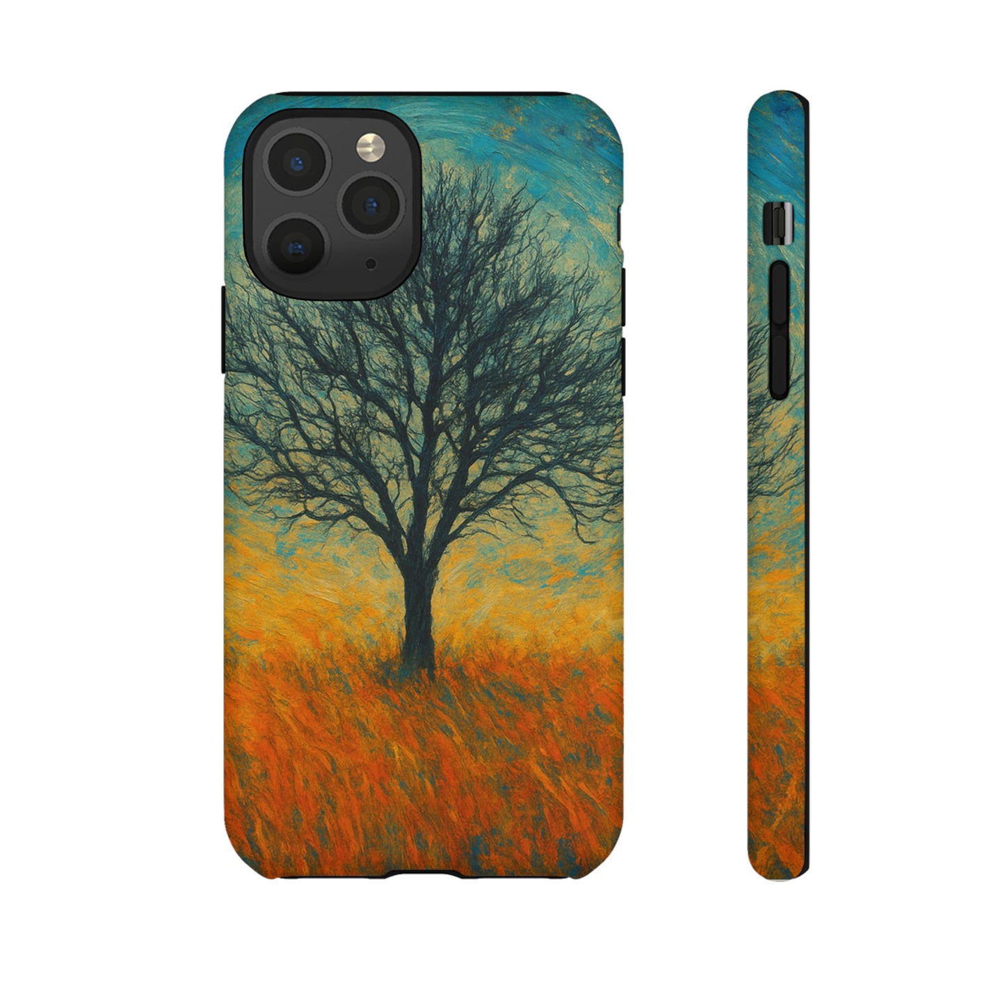 Artistic Phone Case with Tree Design, Nature Lover Gift, Unique Phone Cover, Holiday Present, Eco-friendly Tech Accessories - TRV