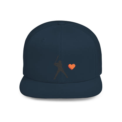 Baseball Love Snapback Hat | Gift for Sports Fans, Casual Wear, Team Spirit, Father's Day, Birthday, Outdoor Activities - TRV