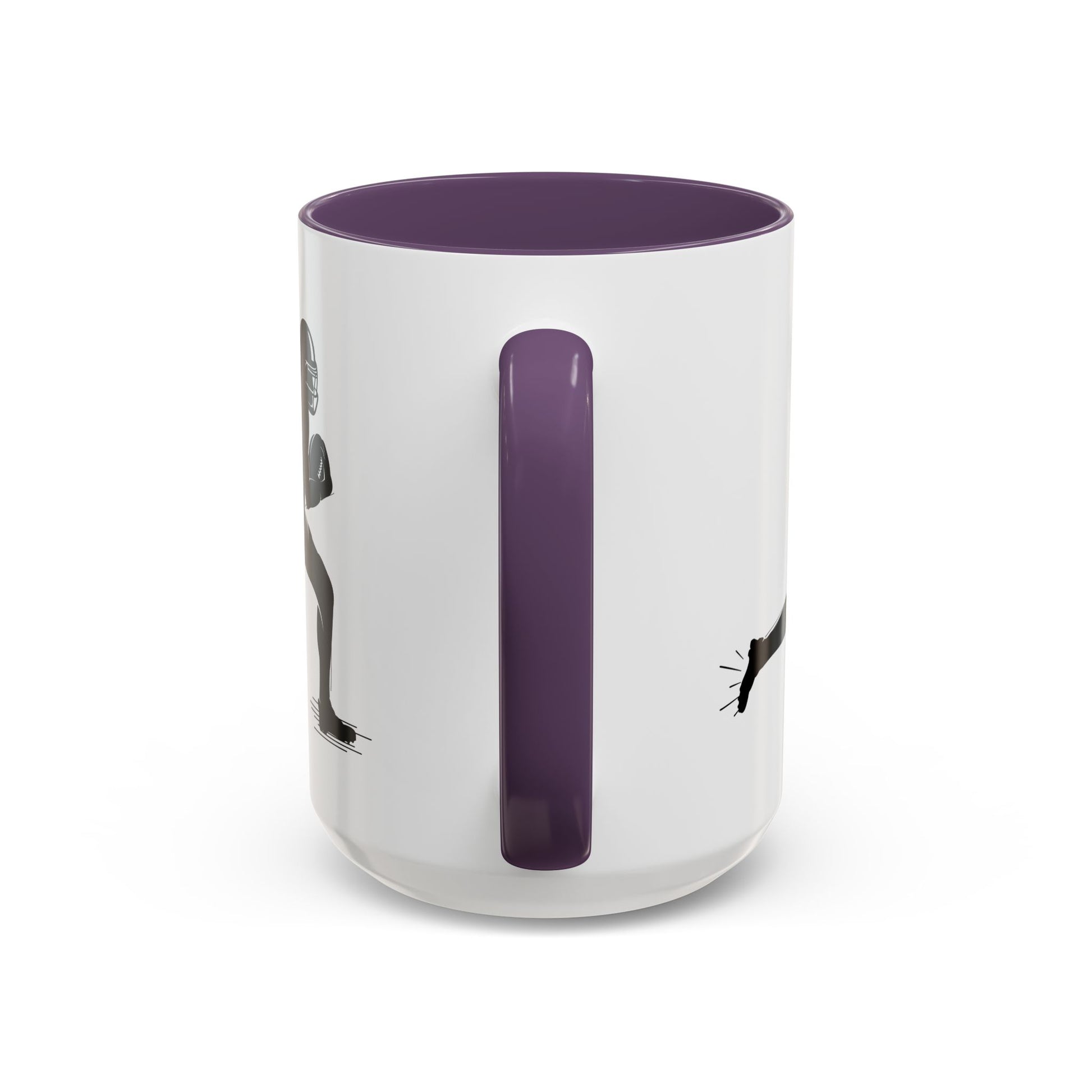 Football Player Themed Accent Coffee Mug, Sports Fan Gift, Unique Mug for Athletes, Coffee Lover, Game Day Essential - TRV