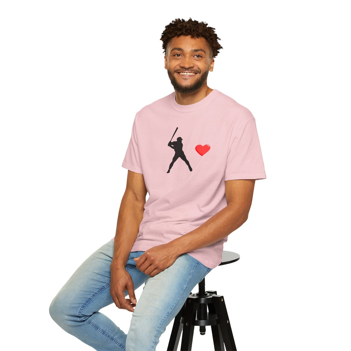 Baseball Love T-Shirt, Unisex Sports Tee, Gift for Baseball Fans, Valentine's Day Shirt, Game Day Apparel, Soft Cotton Top