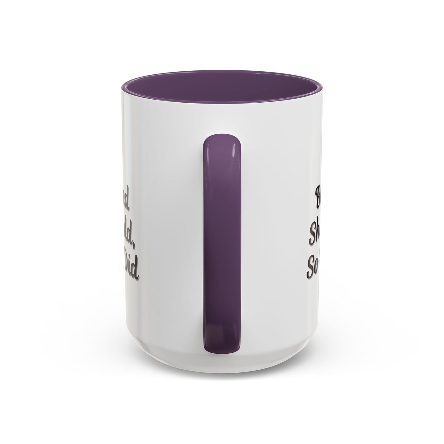 Inspiring Accent Coffee Mug - 'She Believed She Could, So She Did' - 11oz & 15oz