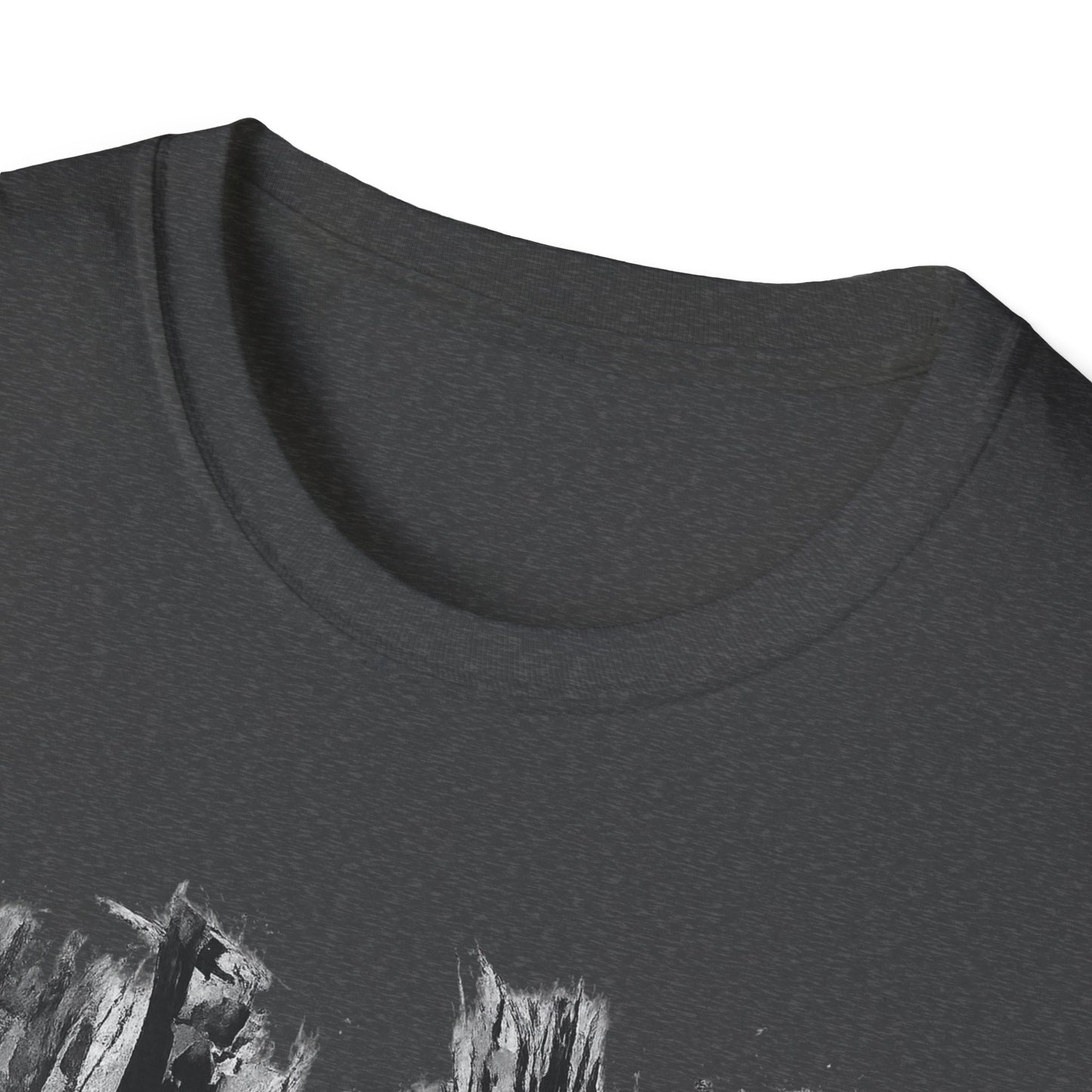 Minimalist Nature-Inspired Unisex Softstyle T-Shirt, Casual Wear, Everyday Style, Gift for Nature Lovers, Eco-Friendly Fashion