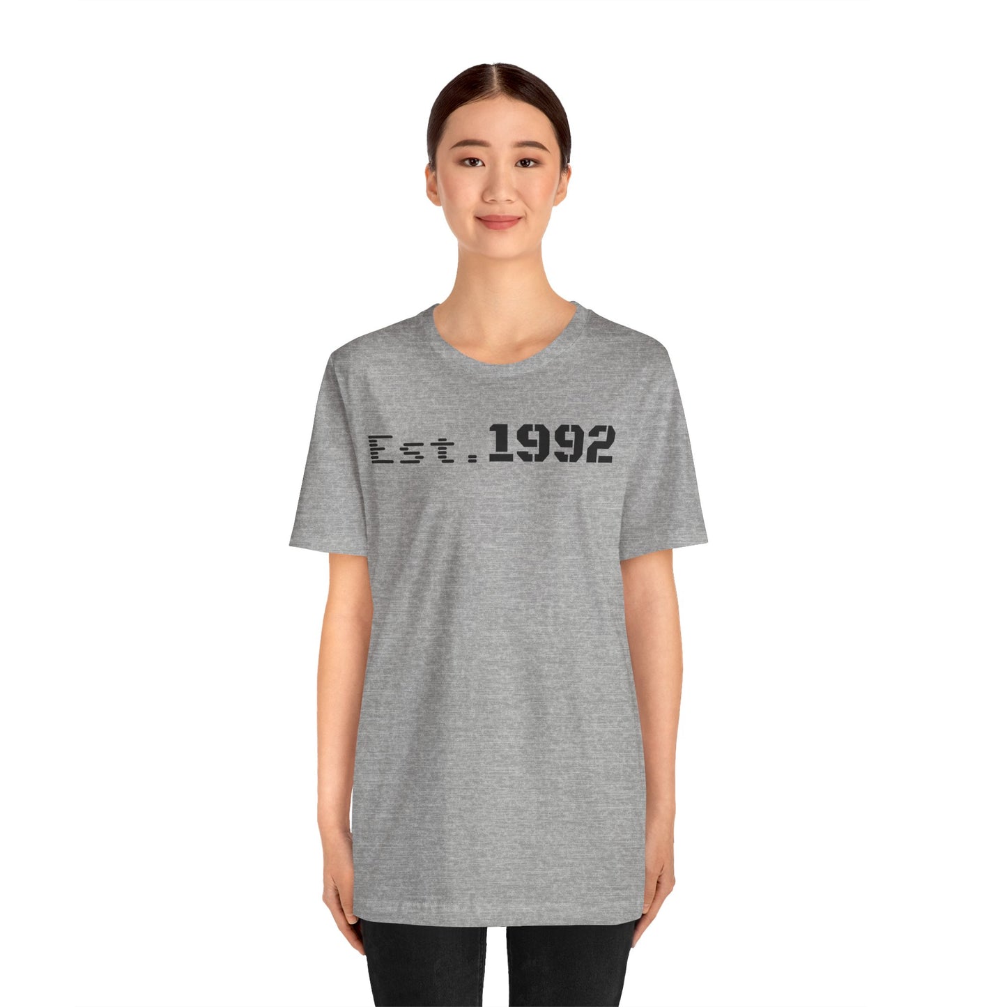 Est. 1992 Unisex Jersey Tee - Retro Birthday Gift, Casual Wear, Cool Vintage T-Shirt, Gift for Him, Gift for Her - TRV