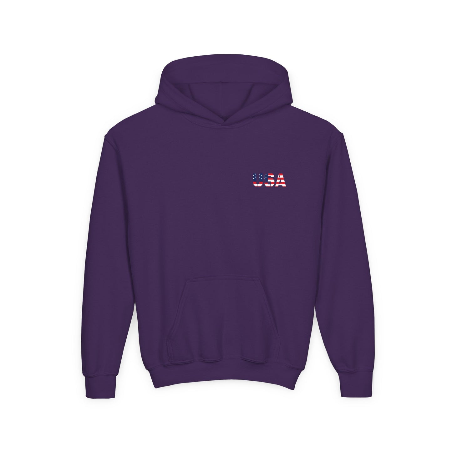 USA Flag Youth Hoodie, Youth Sweatshirt, Cool Hoodie for Kids, American Pride Apparel, Comfortable Boys and Girls Sweatshirt