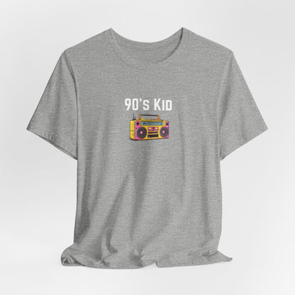 Retro Boombox Tee — 90s Kid Graphic T-Shirt