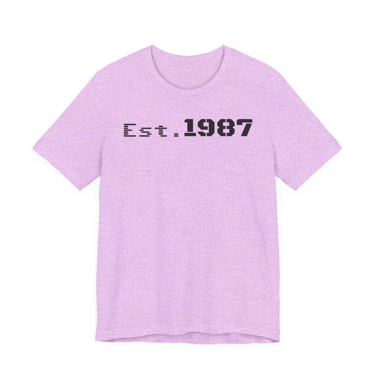 Est. 1987 Unisex Tee - Vintage Style Shirt, 80s Birth Year Gift, Casual Wear, Birthday T-Shirt, Retro Graphic Tee