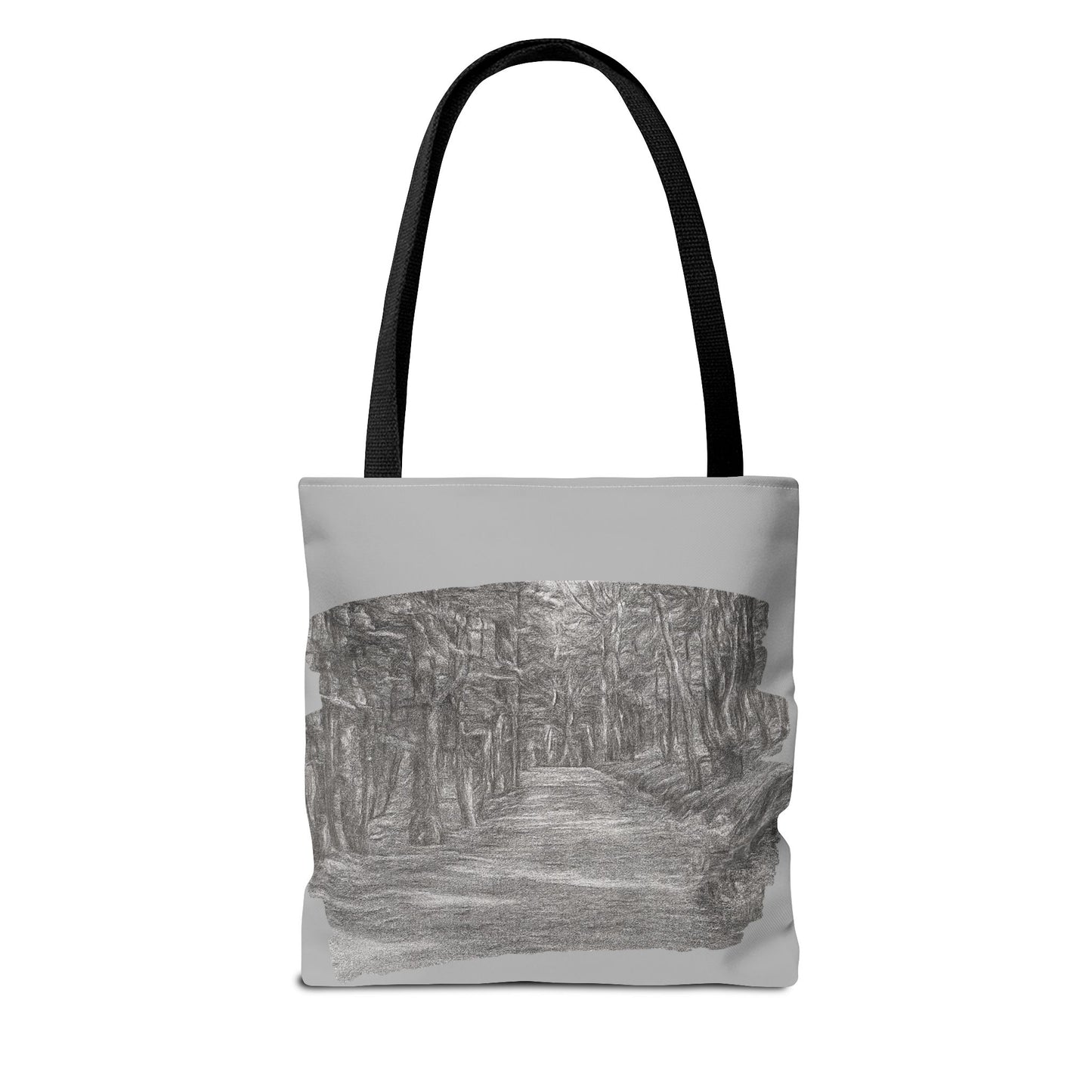 Scenic Path Tote Bag, Reversible Tote, Eco-Friendly Shopper, Outdoor Adventure Bag, Gift for Nature Lovers, Stylish Carryall - TRV