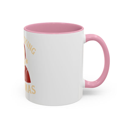 Irreverent Merry Christmas Mug — Funny Santa Middle Finger Coffee Cup (11oz & 15oz)