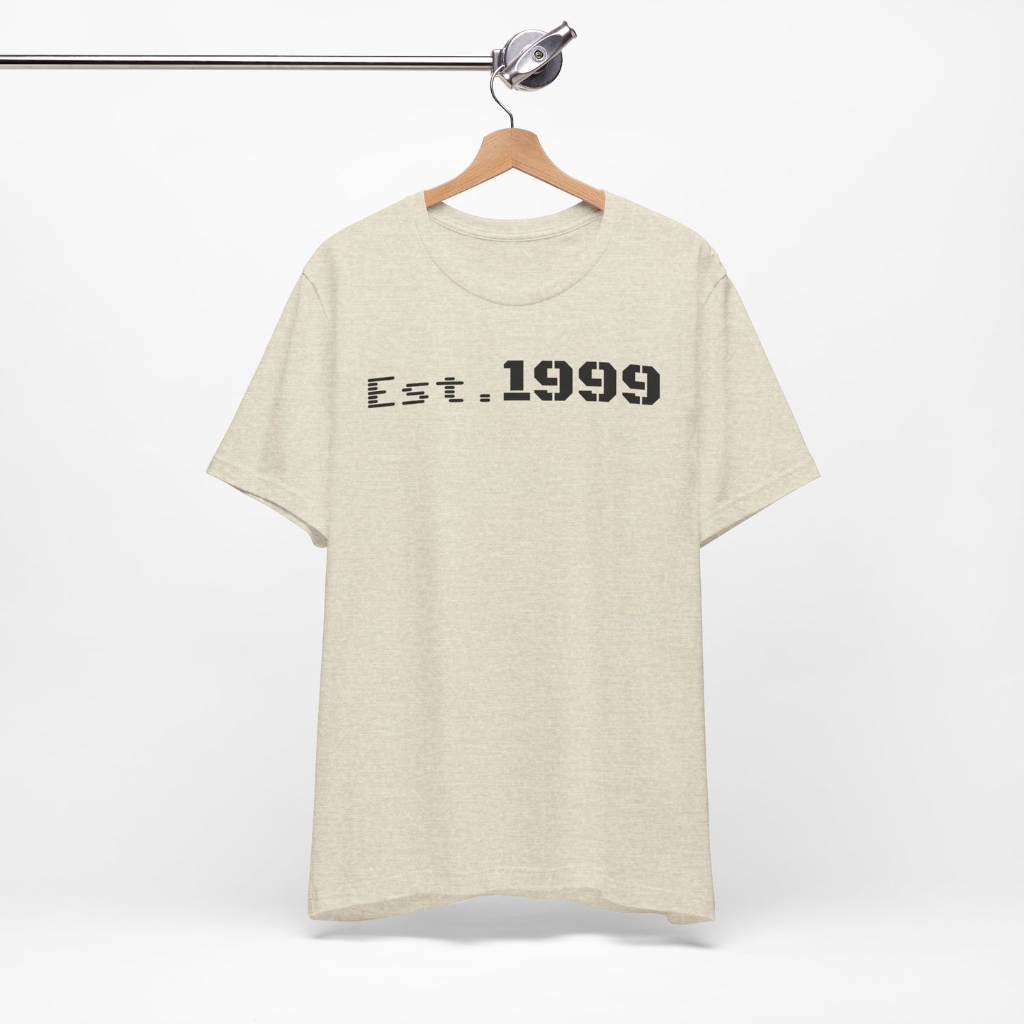 Established 1999 Unisex Tee | Vintage Birth Year Shirt, Casual Birthday Gift, Personalized Family Reunion Apparel, Retro Style [...] - TRV