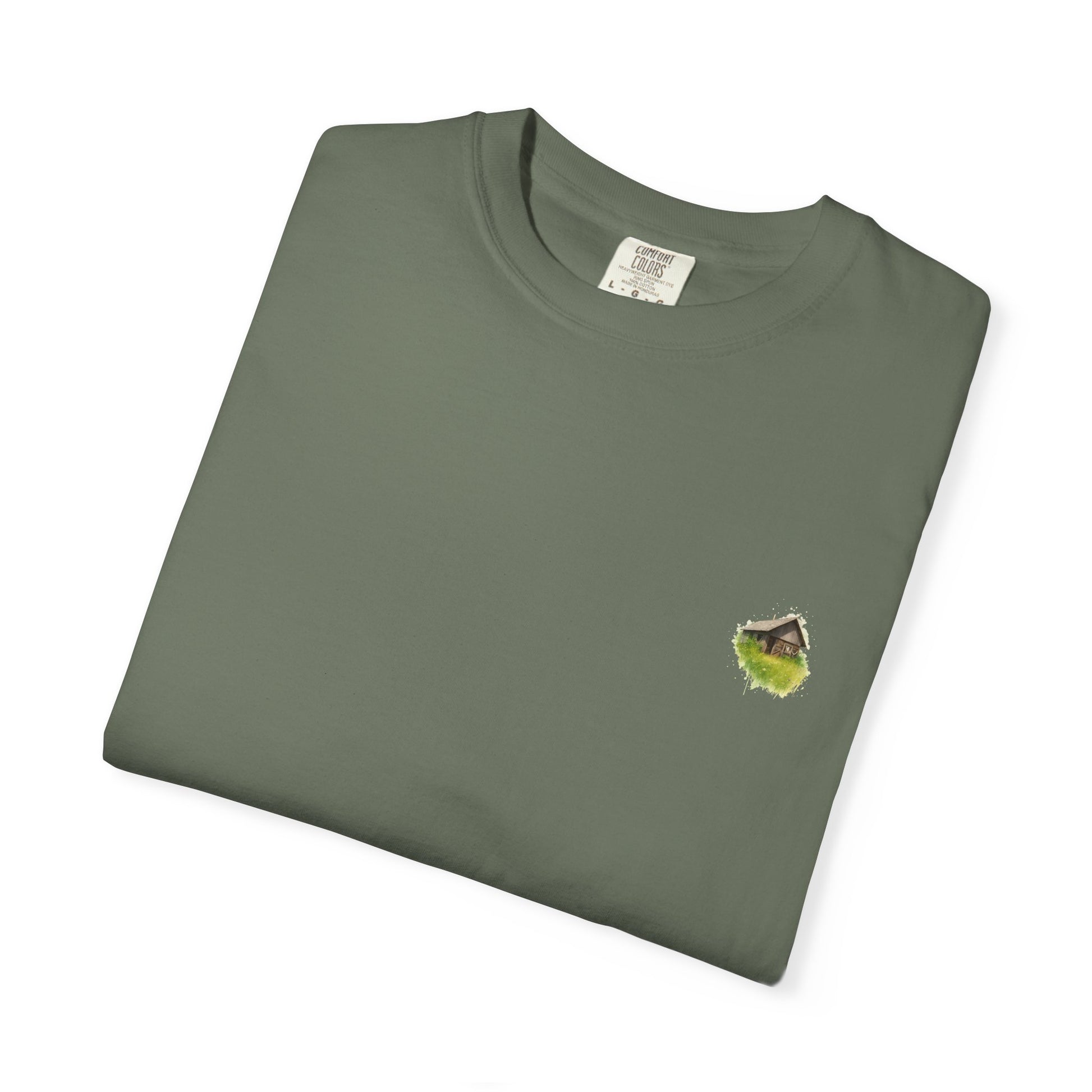 Nature-Inspired Unisex Garment-Dyed T-Shirt, Eco-Friendly Tee, Summer Casual Wear, Gift for Nature Lovers, Relaxed Fit T-Shirt - TRV