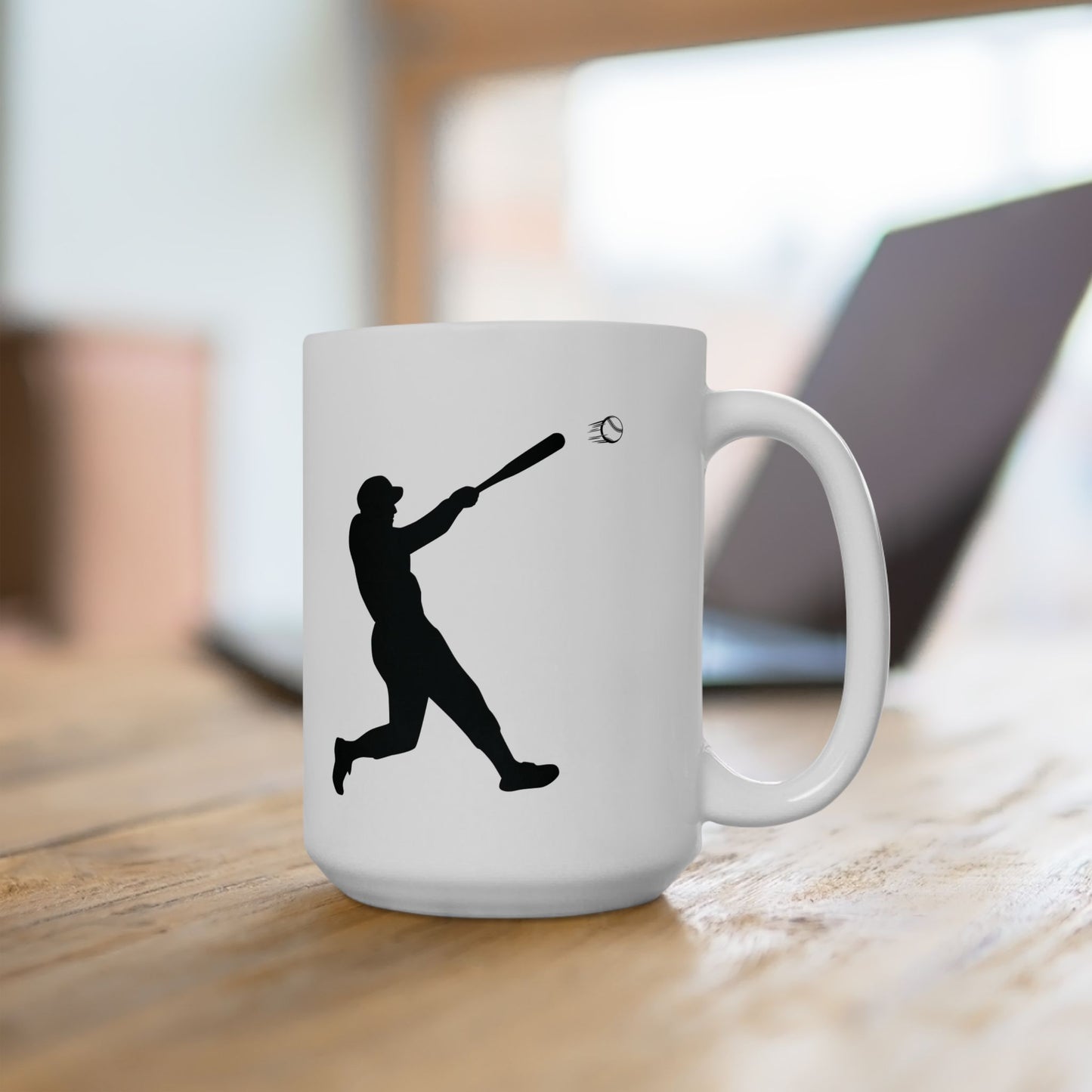Baseball Ceramic Mug for Athletes, Motivational Gift for Coaches, Perfect for Birthdays, Team Events, or Just for Coffee Lovers