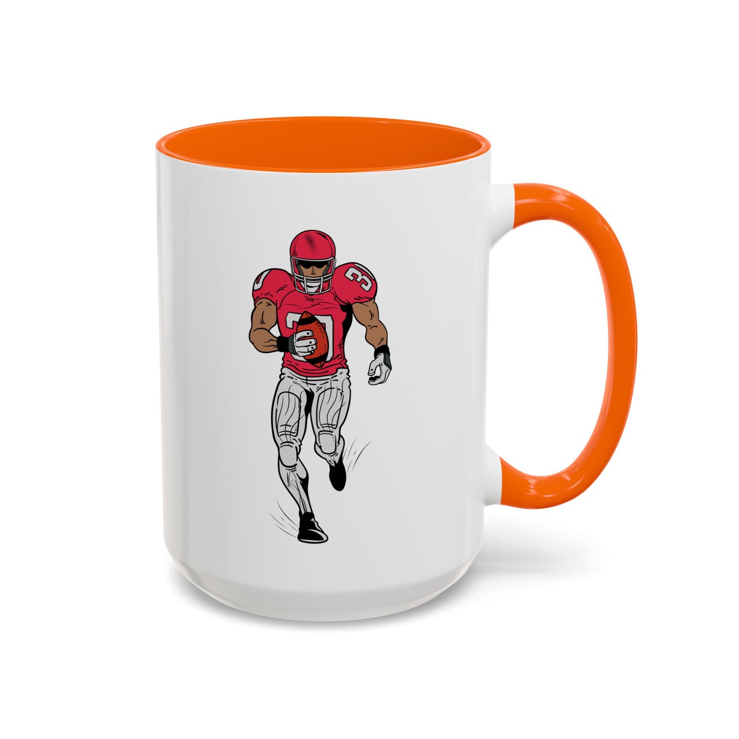 Football Player Coffee Mug, Sports Fan Gift, Motivational Coffee Cup, Game Day Mug, Unique Sports Merchandise