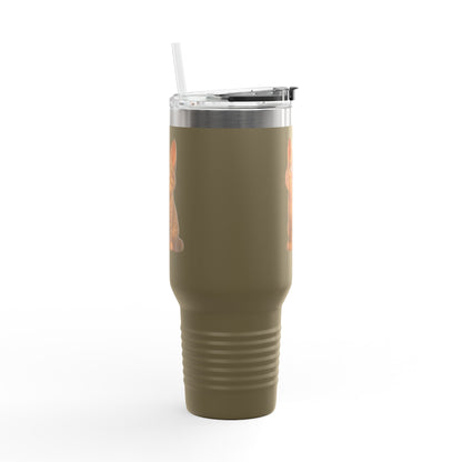 Cute Cat Insulated Travel Mug, 40oz | Perfect Pet Lover Gift | BPA-Free Drinkware, Cozy Coffee Companion, Cat-Themed Hydration