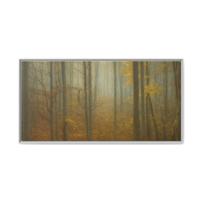 Framed Matte Canvas Art | Serenity in the Forest | Nature Wall Decor, Home Gallery, Cozy Living Room, Gift for Nature Lovers - TRV