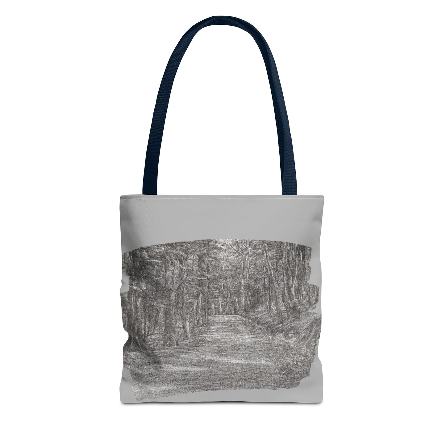 Scenic Path Tote Bag, Reversible Tote, Eco-Friendly Shopper, Outdoor Adventure Bag, Gift for Nature Lovers, Stylish Carryall - TRV