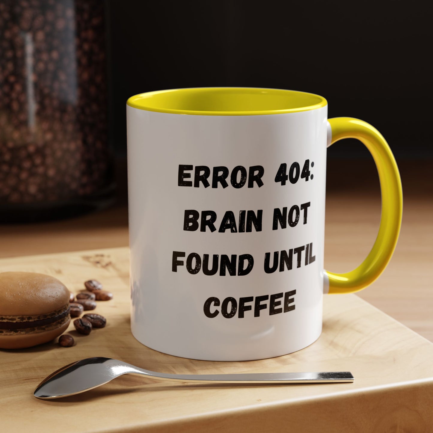 Error 404 Coffee Mug - Perfect for Your Daily Brew, Gift for Programmers, Humor for Coffee Lovers, Office Desk Decor, Nerdy Kitchenware