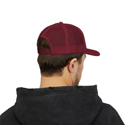 Truck Driver Snapback Cap, Mesh Trucker Hat, Cool Casual Hat, Perfect Gift for Drivers, Trucking Enthusiasts, Outdoor Style - TRV
