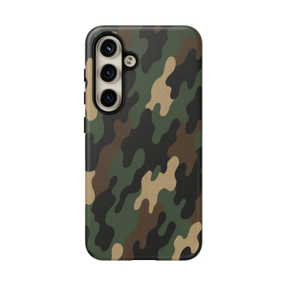 Camouflage Phone Case, Tough Cases, Military Style, Unique Phone Accessories, Gift for Him, Durable Phone Cover - TRV