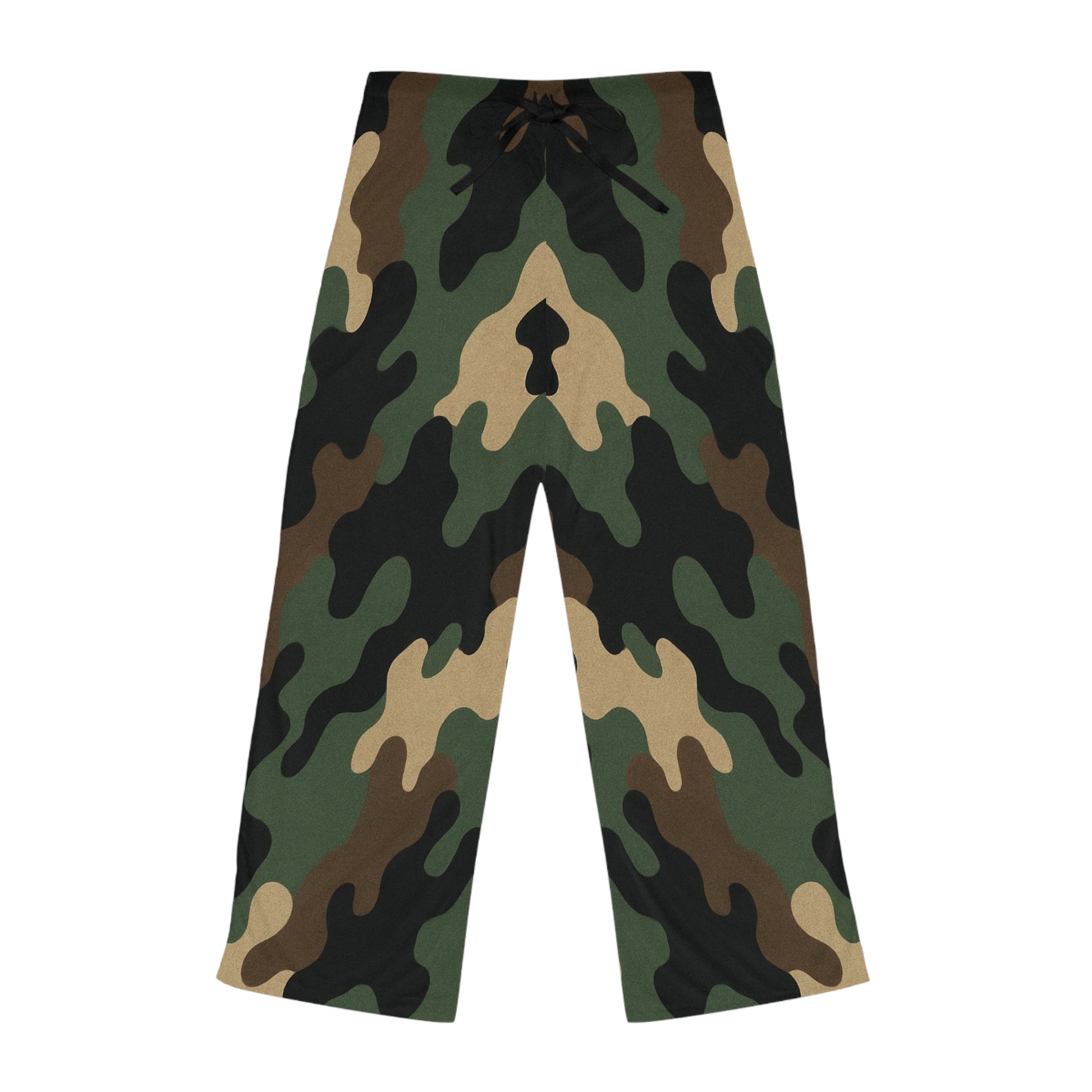 Camo Print Women's Pajama Pants | Comfortable Sleepwear for Relaxing Nights, Gift for Her, Cozy Lounge Pants, Stylish Loungewear, Camo PJs - TRV