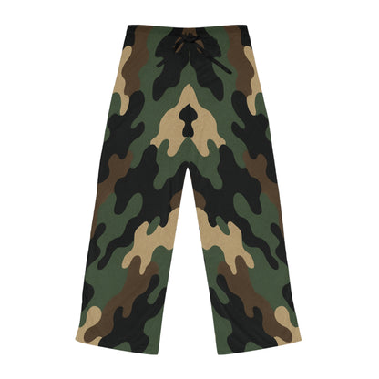 Camo Print Women's Pajama Pants | Comfortable Sleepwear for Relaxing Nights, Gift for Her, Cozy Lounge Pants, Stylish Loungewear, Camo PJs - TRV