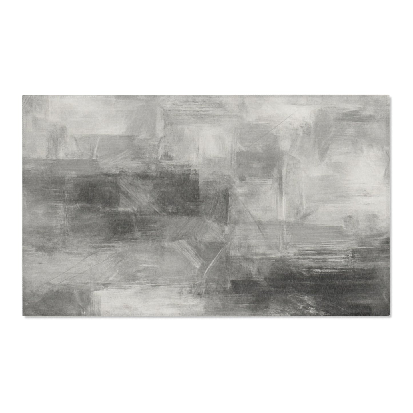 Modern Abstract Area Rug, Boho Home Decor, Soft Indoor Carpet, Living Room Textile, Neutral Tones for Minimalist Spaces - TRV