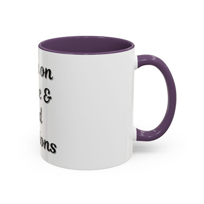 Funny Coffee Mug - "I Run on Coffee & Bad Decisions" - Perfect Gift for Coffee Lovers - TRV
